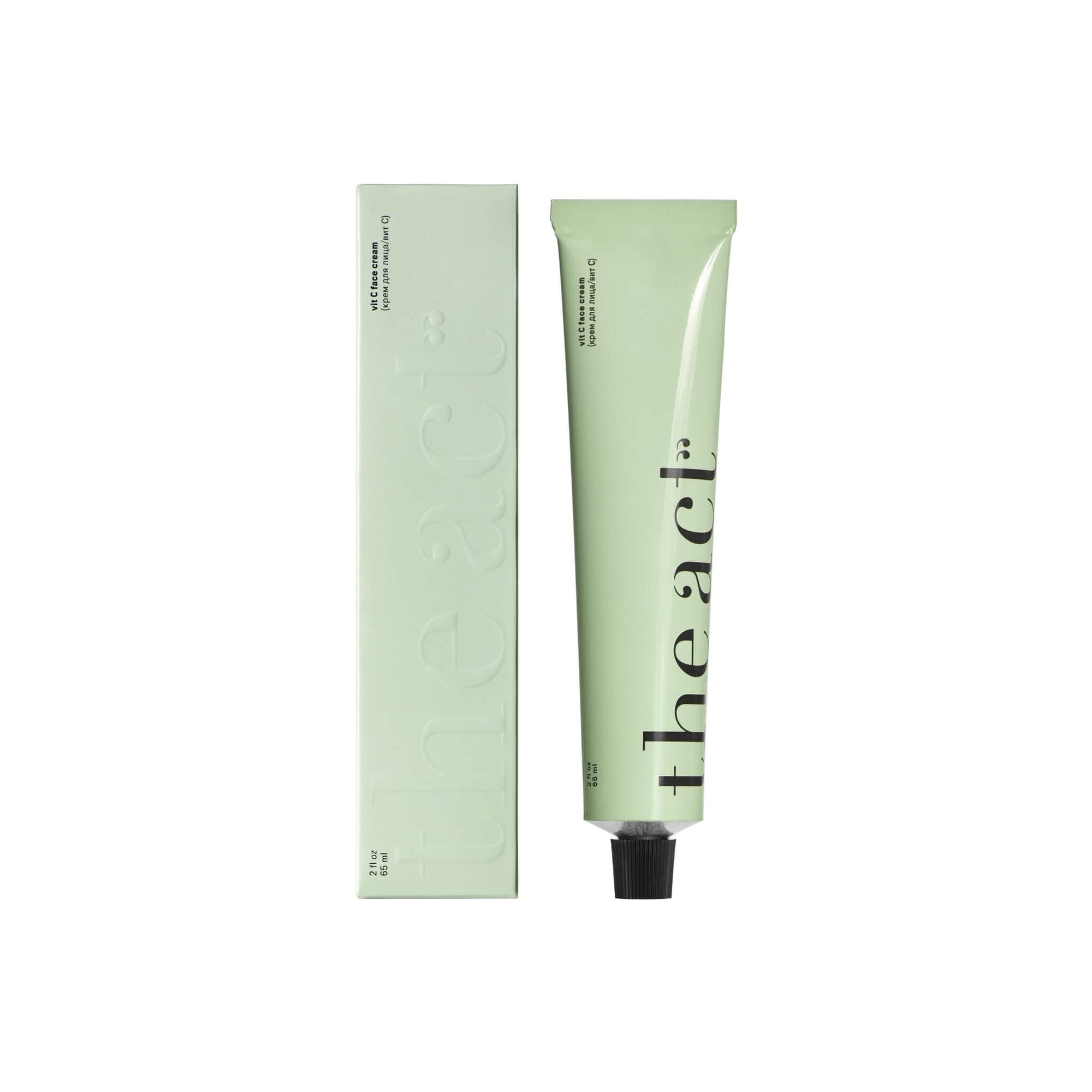 The Act Vitamin C Face Cream 65ml with box — ceramide and stable vitamin C moisturiser